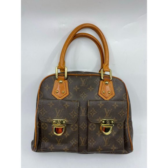 Louis Vuitton Manhattan PM Brown Tote Handbag - Picture 2 of 16